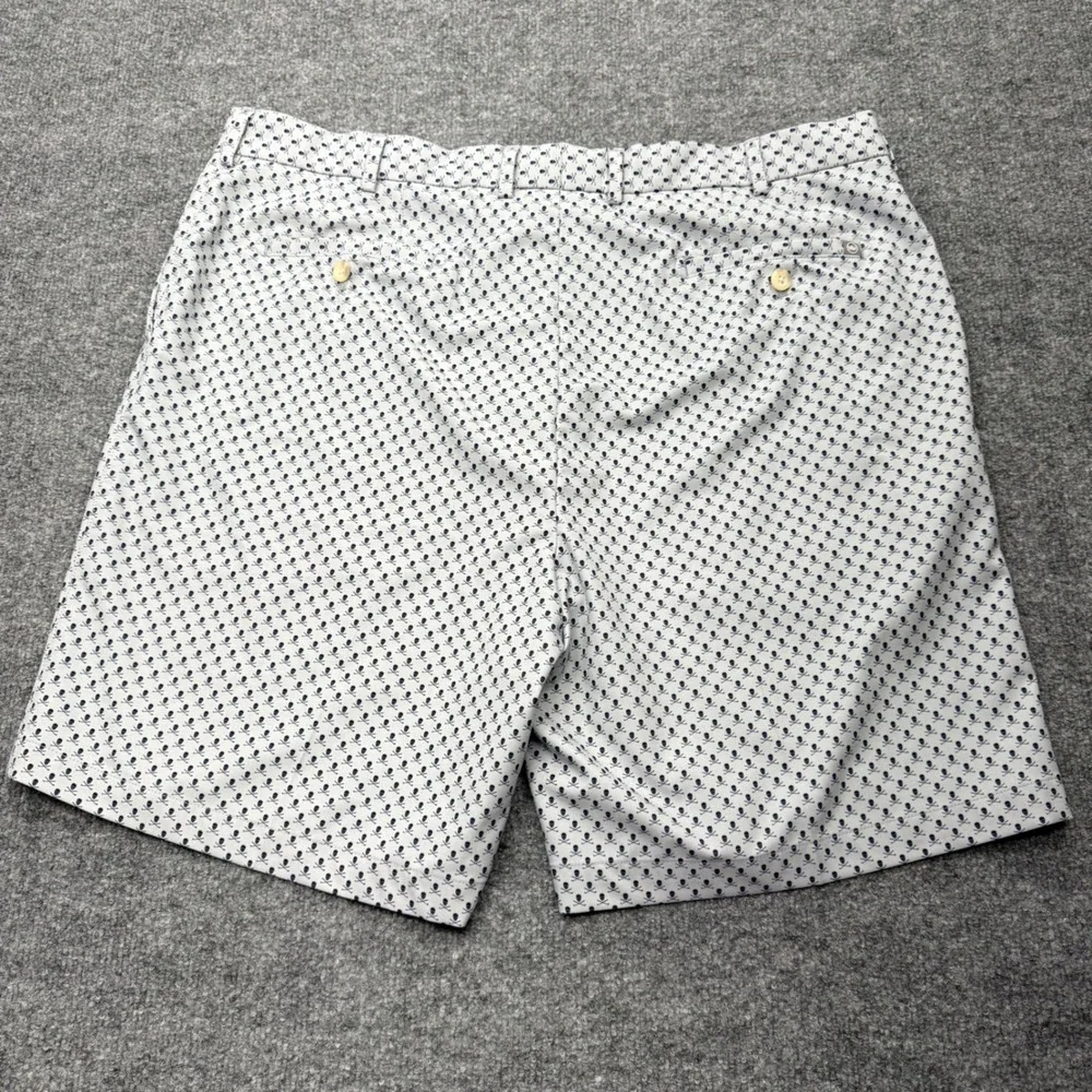 Peter Millar Mens 40 Skull Crossbones Golf Shorts Grey Performance Stretch 9.5in - Picture 8 of 8